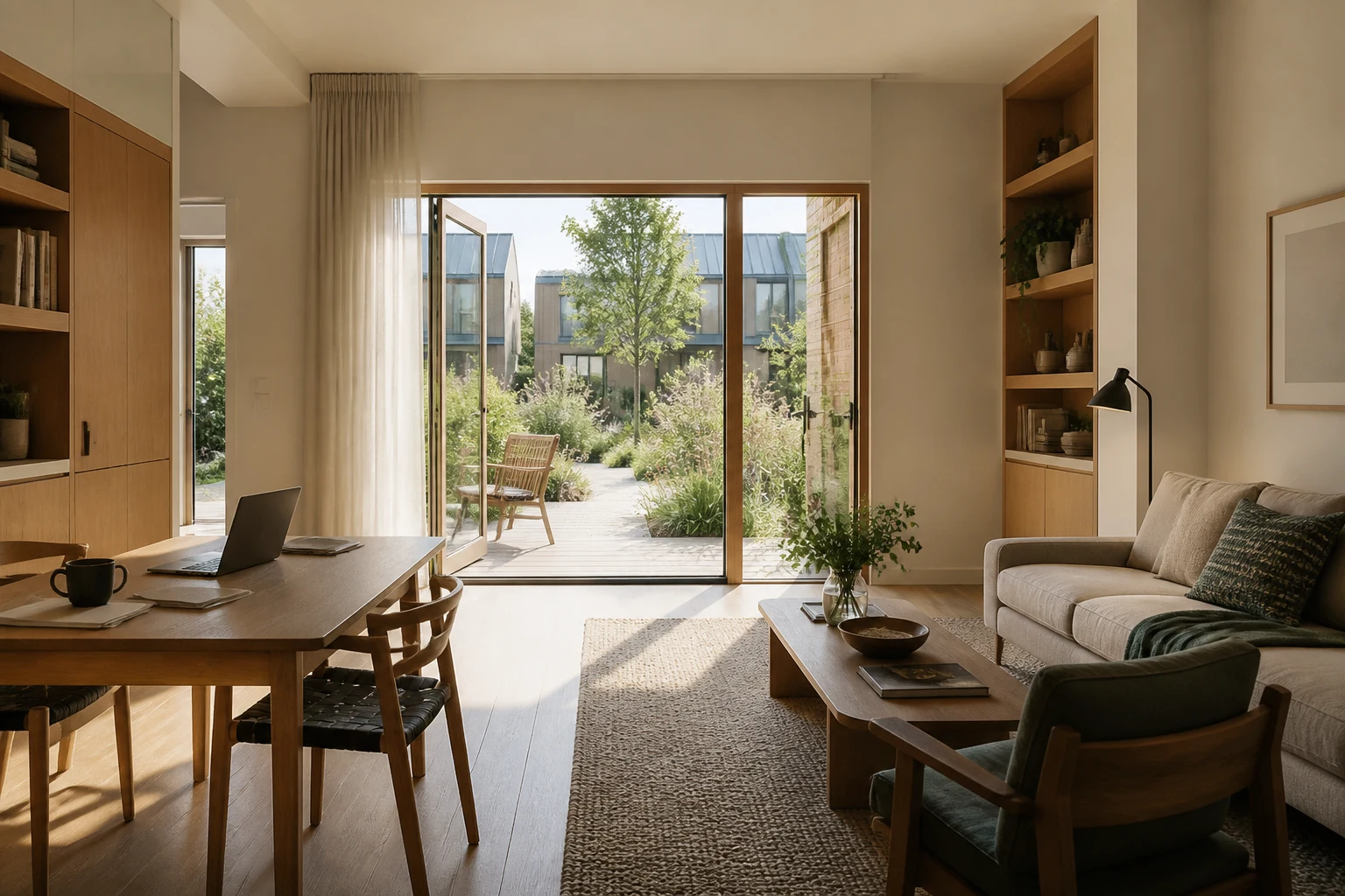 Fictional build-to-rent home interior concept