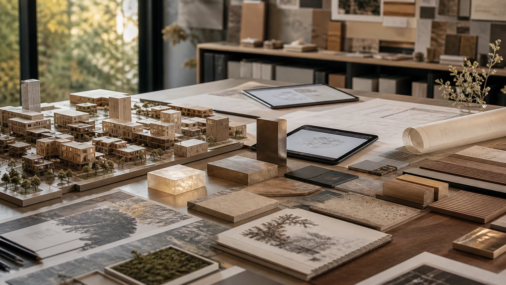 Fictional development material studies and project documents